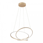 Kuldne dimmerdatav LED rippvalgusti Darvin - Trio