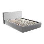 Hall polsterdatud kaheinimesevoodi koos voodip&otilde;hja ja panipaigaga 140x200cm Kiana - Makamii