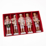 Puidust j&otilde;ulukaunistuste komplekt 4 tk 12,5 cm &ndash; Dakls