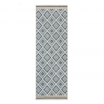 Kollane-sinine sise- ja v&auml;lisvaip 80x230 cm Zia Trellis - Flair Rugs