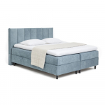 Sinine vedruvoodi koos panipaigaga 160x200cm Elva Bold Line - Bonami Selection
