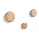 Seinale kinnitatavad puidust konksud 3 tk komplektis Nadue - Kave Home