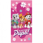 Roosa puuvillane laste r&auml;tik 70x140 cm Paw Patrol - Jerry Fabrics