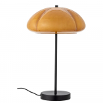 Ookerkollane lauavalgusti klaasist varjuga (k&otilde;rgus 46,5 cm) Kinoko - Bloomingville