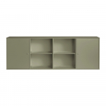 Khaki v&auml;rvi rippuv kummut 176x61x42 cm Mistral - Hammel Furniture