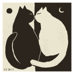 Plakat 50x50 cm You and Me &ndash; Enikő Katalin Eged - The Plakat Club