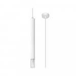 Valge metallist rippvalgusti &oslash; 8 cm Vittoria - Sollux