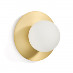 Valge/kuldne seinalamp &oslash; 25 cm Brisia - Kave Home