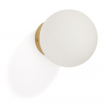 Valge/kuldne seinalamp &oslash; 15 cm Brisia - Kave Home