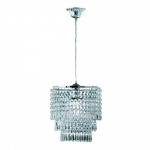 Helesinine metallist ripplamp akr&uuml;&uuml;lklaasist varjuga, &oslash; 25 cm Orient - Reality
