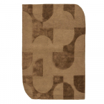 Pruun villaseguga vaip 170x240 cm Livo - WOOOD