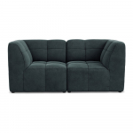 Sinine sametist diivan 180 cm Aloha - Makamii