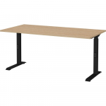 Reguleeritav t&ouml;&ouml;laud tammepuust dekooriga pealispinnaga 80x160 cm Lissabon - Germania
