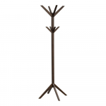 Tumeda naturaalse tammepuust riidepuuriiul 59x178x59 cm Confetti - Rowico
