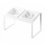 Keraamiline kausside komplekt alusega teie lemmikloomale Nooks - YAMAZAKI