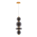 Hall metallist LED-ripplamp klaasist varjuga, &oslash; 25,5 cm Navi - Nova Luce