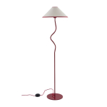 Punane/valge kangast h&auml;mardatav p&otilde;randalamp (k&otilde;rgus 148 cm) Juliet - Jotex