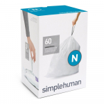 Pr&uuml;gikotid pingutuspaelaga, komplekt 60 tk, 50 l, N &ndash; simplehuman