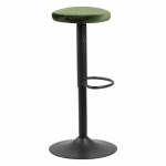 Rohelise polsterdusega baaritooli Finch - Actona