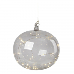 Hall rippuv j&otilde;ulu valguskaunistus &oslash; 18 cm Lina &ndash; Marksl&ouml;jd