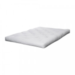 Valge keskmise k&otilde;vadusega futon madrats 90x200 cm Coco - Karup Design