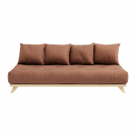 Diivan Natural Clear/Clay Brown Senza - Karup Design