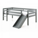 Hall t&otilde;stetud lastevoodi koos liuguriga , 90 x 200 cm Pino - Vipack
