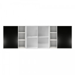 Must-valge seinakirst Hammel , 206 x 69 cm Mistral Kubus - Hammel Furniture