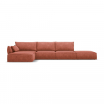 Punane nurgadiivan (vasakpoolne nurk) Vanda - Mazzini Sofas