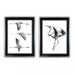 Plakatikomplekt, 2 tk 35x45 cm Crane - Wallity