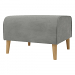 Helehall sametist jalatugi Carole - Ropez