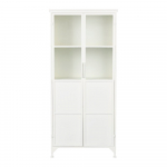 Valge metallist vitriinkapp 35x150 cm Miya - White Label