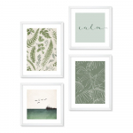 Plakatite komplekt raamides, 4tk 30x40 cm Calm - knor