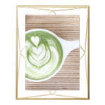 Kuldne metallist seinaraam 18x23 cm Prisma - Umbra