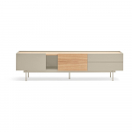 Beež/puiduv&auml;rvi tammedekooriga telerilaud 180x45 cm Otto - Teulat