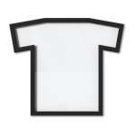 Must plastikust seinaraam 62x72 cm T-Frame - Umbra