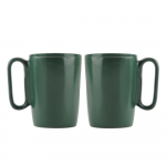 Rohelised kivikeraamikast tassid, 2tk komplektis 250 ml Fuori - Vialli Design