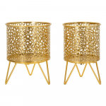 Metallist lillealused 2 tk komplektis &oslash; 16 cm (k&otilde;rgus 20 cm) Piny - Mauro Ferretti