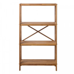 Tammepuidust riiul 70x124 cm X-Shelf - Unique Furniture