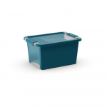 Sinine plastikust kaanega hoiukarp 36,5x26x19 cm Bi-Box - KIS