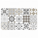 Valge PVC vaip 45x75 cm Salou - douceur d'int&eacute;rieur