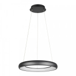 Matt must LED-dimmerdatav rippvalgusti metallist varjuga &oslash; 62 cm Cardona - Trio