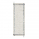 Kreem pestav k&auml;sitsi kootud puuvillane koridorivaip 80x230 cm Cuisine Natural - Lorena Canals