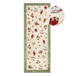 Roheline j&otilde;ulumotiividega puuvillaseguga koridorivaip 80x200 cm Toy's Delight Green Christmas - Villeroy&Boch