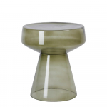 &Uuml;mmargune klaasist diivanilaud &oslash; 37 cm Dakwa - Light & Living