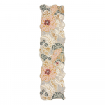 Heleroosa k&auml;sitsi kootud villane koridorivaip 60x230 cm Daphne Shaped Floral - Flair Rugs