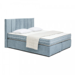 Sinine vedruvoodi 180x200cm Olia Bold Line - Bonami Selection