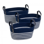 Riidest korvid 3tk komplektis 38x22x20 cm - Casa Selecci&oacute;n