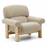 Beež &scaron;enillist tugitool Nema - Kave Home