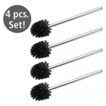 H&otilde;bedased roostevabast terasest WC-harja vahetusharjad, 4 tk komplektis &Oslash;8cm - Wenko